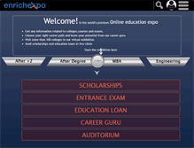 Tablet Screenshot of enrichexpo.com